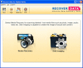 Screenshot of Application for recovering Digital Media 1.0