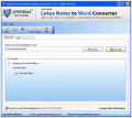 Screenshot of Batch Convert Lotus to Word 1.0