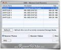 Screenshot of Recover File Memory Card Mac 5.3.1.2