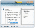 Screenshot of Fat Hard Disk Undelete Software 4.0.1.6