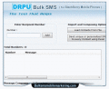 Screenshot of Bulk SMS Marketing Software Blackberry 8.2.1.0