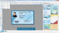 Card definer program create employee ID card