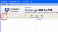 Screenshot of Extract Exchange BKF PST 4.0