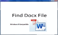 Screenshot of Find Docx File 4.0.0.32