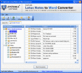 Export Lotus Notes to Microsoft Word