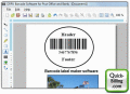 Label maker tool prints stylish barcode tags
