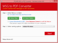 Screenshot of Save MSG as PDF 6.2.8