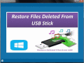 Restores lost files from USB Stick