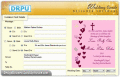 Screenshot of Wedding Cards Maker Software 8.3.0.1