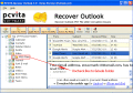 Screenshot of Microsoft Office Outlook Recovery Tool 3.0