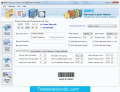 Advance library barcode label creator utility