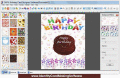 Screenshot of Birthday Card Making Software 8.3.0.1
