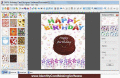 Birthday greeting cards designing program