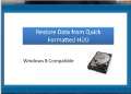 Restore Data from Quick Formatted HDD
