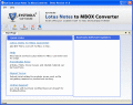 Screenshot of Lotus to Thunderbird 2.3