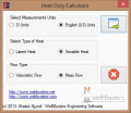 Screenshot of Heat Duty Calculator 1.0.0