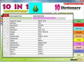 Screenshot of 10 in 1 Dictionary 9.0