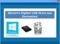 Screenshot of Western Digital USB Drive not formatted 4.0.0.32