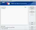 Convert PDF to Word (PDF to DOC).