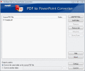 Screenshot of PDFBat PDF to PowerPoint Converter 9.8