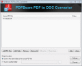 Screenshot of PDFBeam PDF to DOC Converter 10.0
