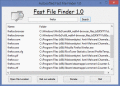 Screenshot of Fast File Finder by Autosofted 1.0