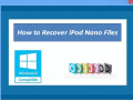 Tool to recover lost files from iPod Nano