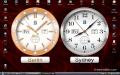 World time clocks in any size for Windows