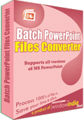 Screenshot of Batch PowerPoint File Converter 3.5.0