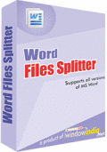 Screenshot of Word Files Splitter 3.5.0