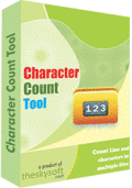 Screenshot of Character Count Tool 2.5.0