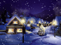 Screenshot of Christmas Snowfall Screensaver 1.0