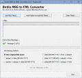 Screenshot of Convert Outlook MSG to EML 3.2