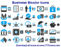 Screenshot of Business Bicolor Icons 2015.1
