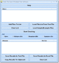 Get the file size of many files in batch.