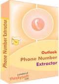 Extracts phone numbers from Outlook files.