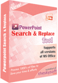 Screenshot of PowerPoint Find and Replace 3.5.0