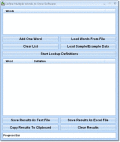 Screenshot of Define Multiple Words At Once Software 7.0