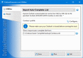 Screenshot of Import Auto-Complete List for Outlook 3.7