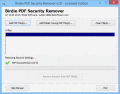 Screenshot of Remove Security from PDF 3.0