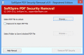 PDF Security Removal