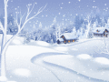 Screenshot of Morning Snowfall Wallpaper 2.0