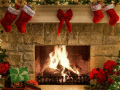Screenshot of New Year Fireplace Screensaver 2.0