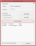 Screenshot of Gmail New Mail Alarm 2.5.0.11