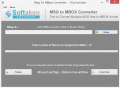 Screenshot of MSG to MBOX Conversion 1.0