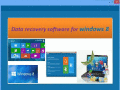 Screenshot of Data recovery software for windows 8 4.0.0.34