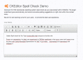 Screenshot of Ckeditor Spell Check Demo c5e8553