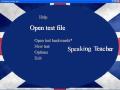 Screenshot of Speaking Teacher 3.1