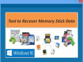 Screenshot of Tool to Recover Memory Stick Data 4.0.0.32