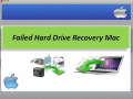 Screenshot of Failed Hard Drive Recovery Mac 1.0.0.25